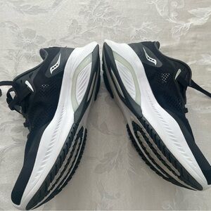 Saucony Guide Black and White Athletic Shoes